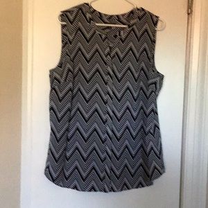 Talbot’s sleeveless work blouse